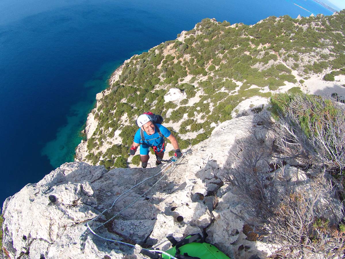 Tavolara Ferrata Angeli Sardegna Prima Verticale